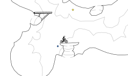 Fidget spinner-shaped cave