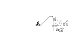 Stairs font Test