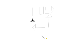Hold up+left