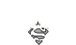 superman bad pixel art