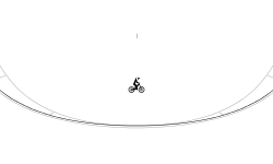 3-D half pipe