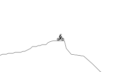 little down hill