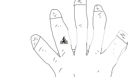 the hand and the jump