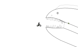 Get eaten by a noodle monster