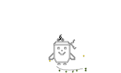 Ninja Penguin Pixel Art