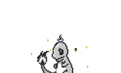 FINISHED CHARMANDER PIXEL ART