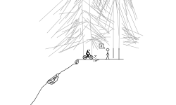 DOWNHILL!