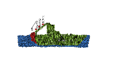 Boat made out of energy (desc)