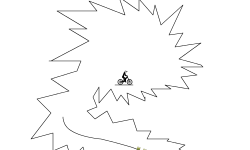 spikey cave and a spiral