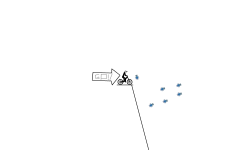 The fall of a line