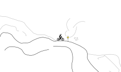 little down