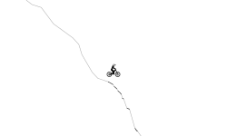 Hold down and left