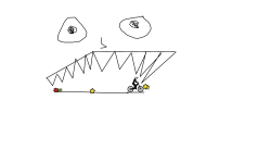 in a mouth