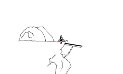 2 cliffs