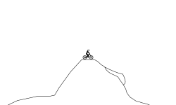 down hill$
