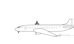 plane and city