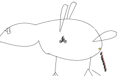 POOPING GLASSES BIRD