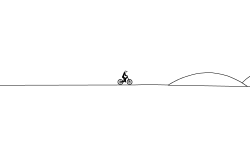 Some bumps maybe hills idk