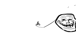 short troll face hold up