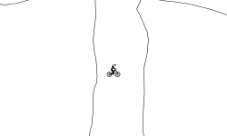 To the center of the Earth