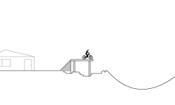 BMX jumping