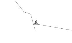 Fast down a mountain