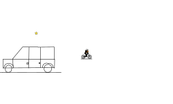 a van.