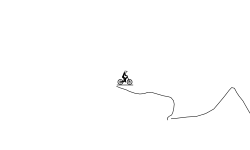 down hill bumpy rode