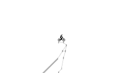 Falling on lines