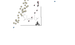 Random Gravity Jumps