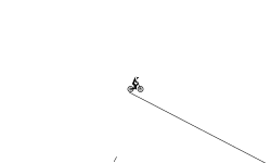 down hill