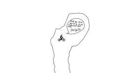 the scary cave................