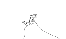 Snowy mountain downhill (previ