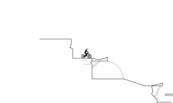 Simple mountain track