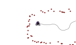 Hold right blob track