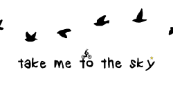 Take me to the sky.