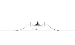 Symmetrical skate park