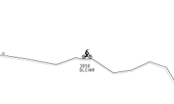 A track with only lines