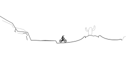 A short smooth desert track!