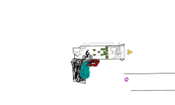 getting shot out of a gun