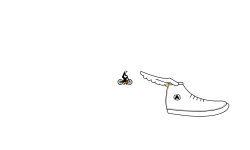 Flying sneaker