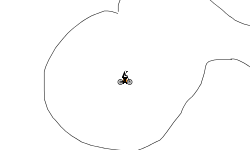 fly throw the cave.