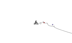 a relatively hard track