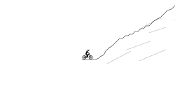 Hard up hill challenge climb