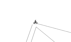 straight line/ no checkpoints