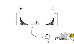 Half pipe puzzle track