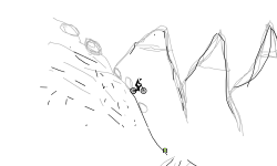 Mountain wheelie