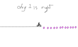 only one is right