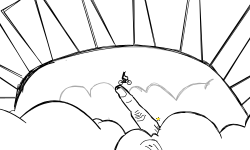Who's that finger?