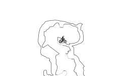 Riding inside a rock (hold up)